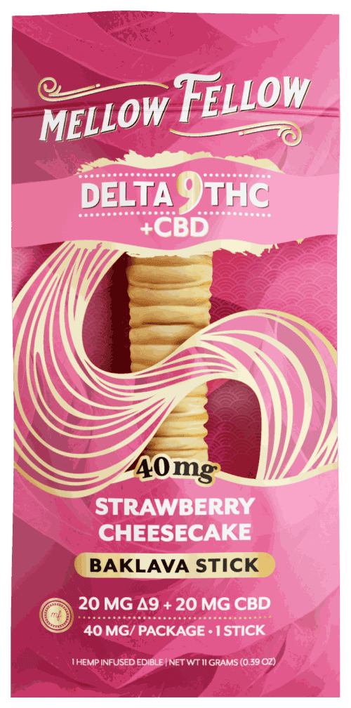 Mellow Fellow Baklava Sticks 40mg