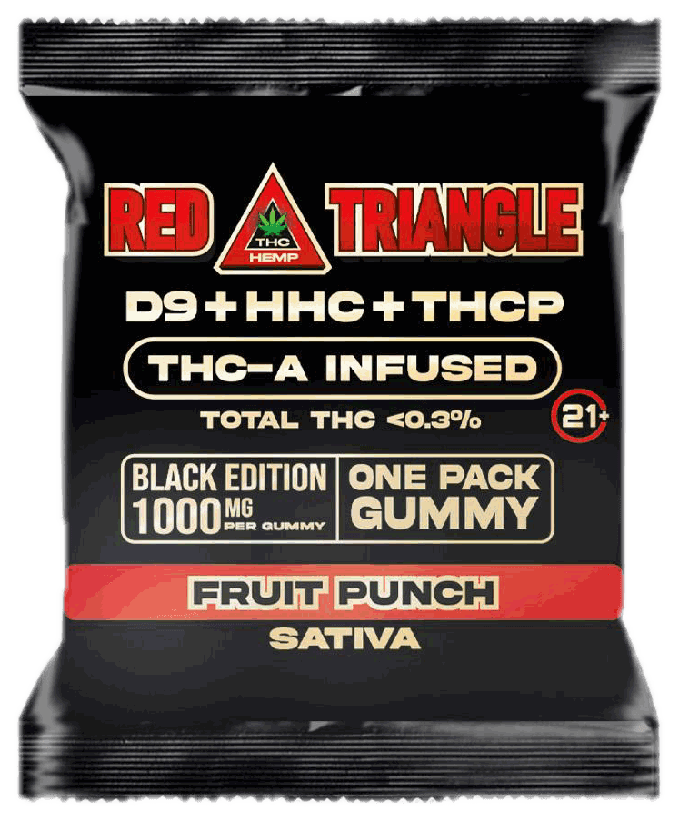 Red Triangle Single Gummies 1000mg
